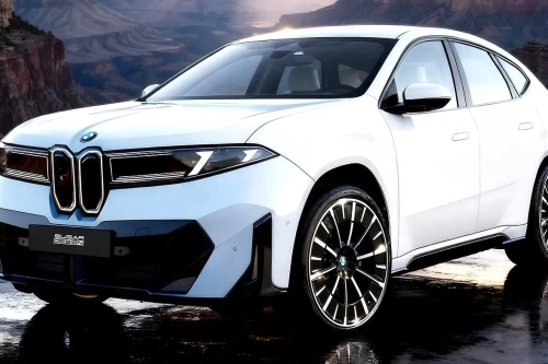 Første titt på nye BMW iX4 – elektrisk coupé-SUV som sikter seg inn på Tesla Model Y