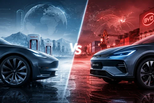 BYD leverte 160 000 flere elbiler enn Tesla i andre kvartal 2026