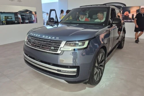 Elektrisk Range Rover vist frem på Goodwood – men Land Rover holder kortene tett til brystet