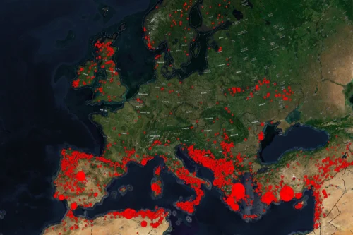 Europeiske bilprodusenter presser på for å svekke elbilkravene – midt i katastrofale skogbranner