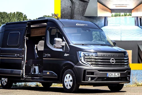 Nissan Interstar-e som bobil: batteriet driver både fremdrift og hele campingopplegget