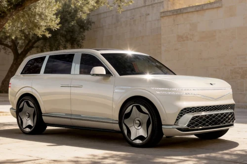 Genesis GV90 avduket: Flaggskip-SUV med coach-dører og 123,5 kWh batteri kommer til Europa