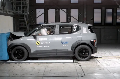 Kia EV2 får fem stjerner i Euro NCAP under strengere testregime