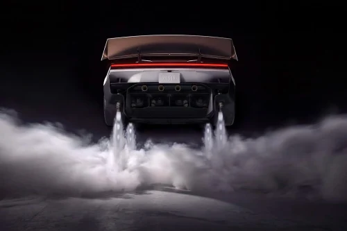 Tesla Roadster Rocket: Slik skal ti trykkluftdyser løfte elbilen fra bakken
