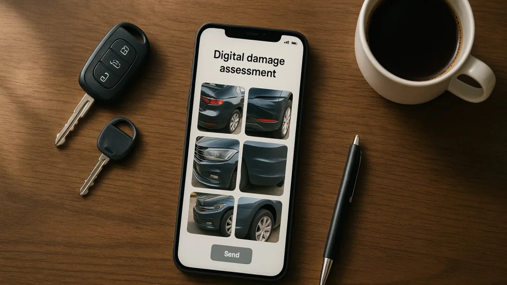 Digital skadetakst for elbiler: hva skjer hvis batteriet får skade?