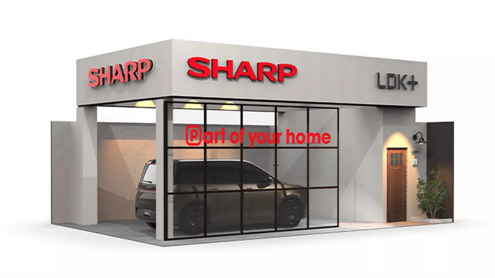 Sharp viser ny LDK+ – elektrisk minibuss som kobler bilen til hjemmet