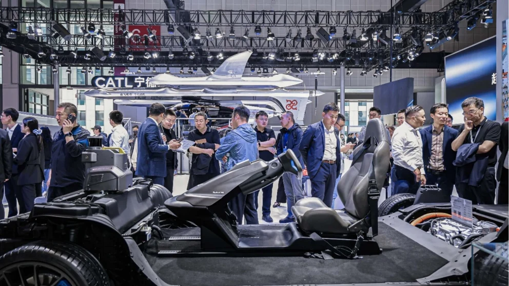 Bedrock-chassis på Shanghai Auto Show 2025