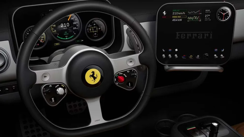 Ferrari viser kupeen i sin første elbil – og den ser ikke ut som noe annet