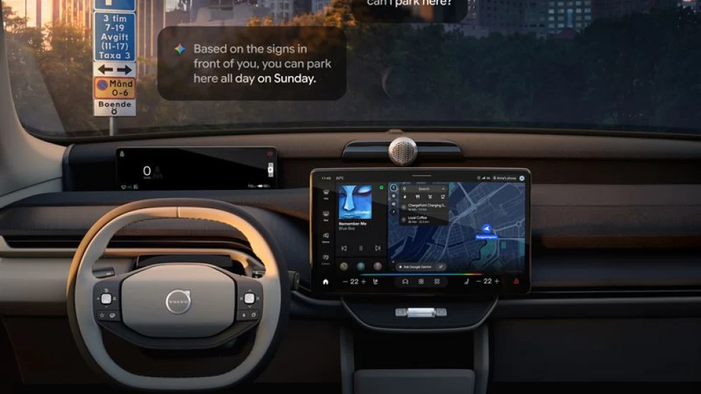 Volvo lar bilen tolke parkeringsskilt med Google Gemini – og sender samtidig ut sin største OTA-oppdatering noensinne