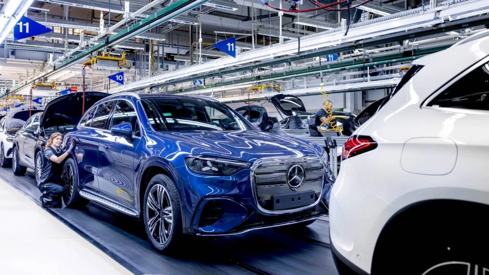 Mercedes starter produksjon av elektrisk GLC ved fabrikken i Bremen