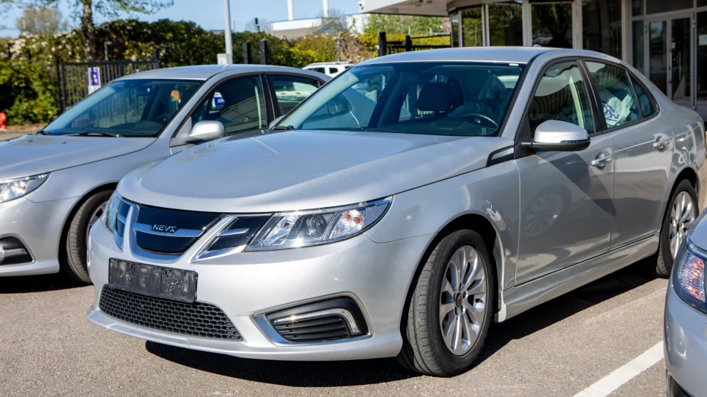 En elektrisk Nevs 9-3, som er basert på siste generasjon av Saab 9-3.. Kilde: elbilen.se
