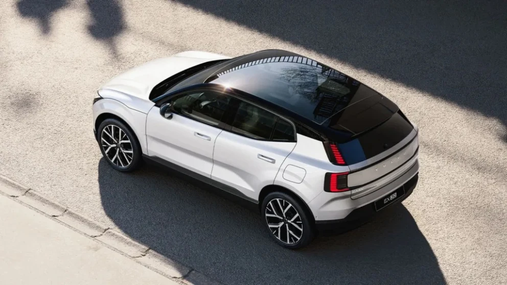 Volvo EX30 er en av de mer prisgunstige billige elbilene i sitt segment å privatleie akkurat nå.. Kilde: carup.se