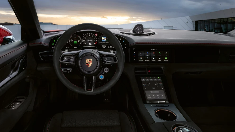 Porsche Taycan 2027 får simulert girkasse med åtte virtuelle gir
