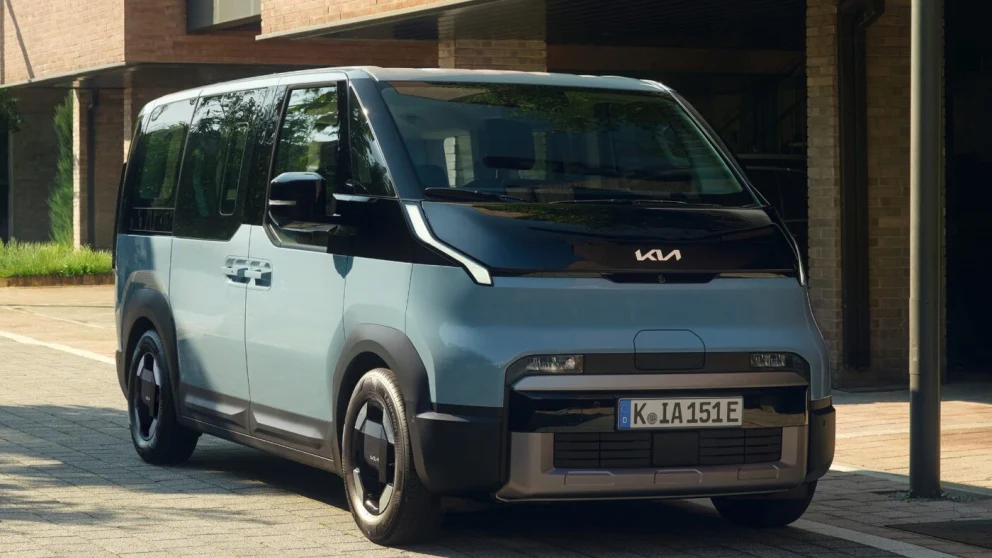 Kia PV5 Passenger sjuseter. Kilde: electrive.net