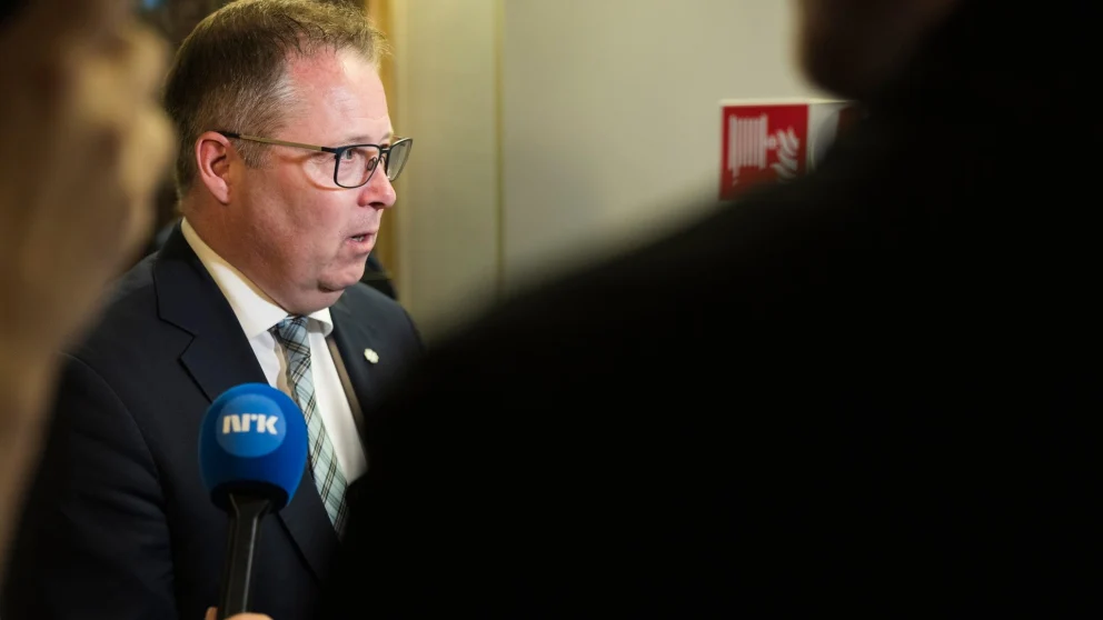 ER KRITISK: Bjørn Arild Gram (Sp) går imot kilometerbasert veiprising. Foto: Stortinget