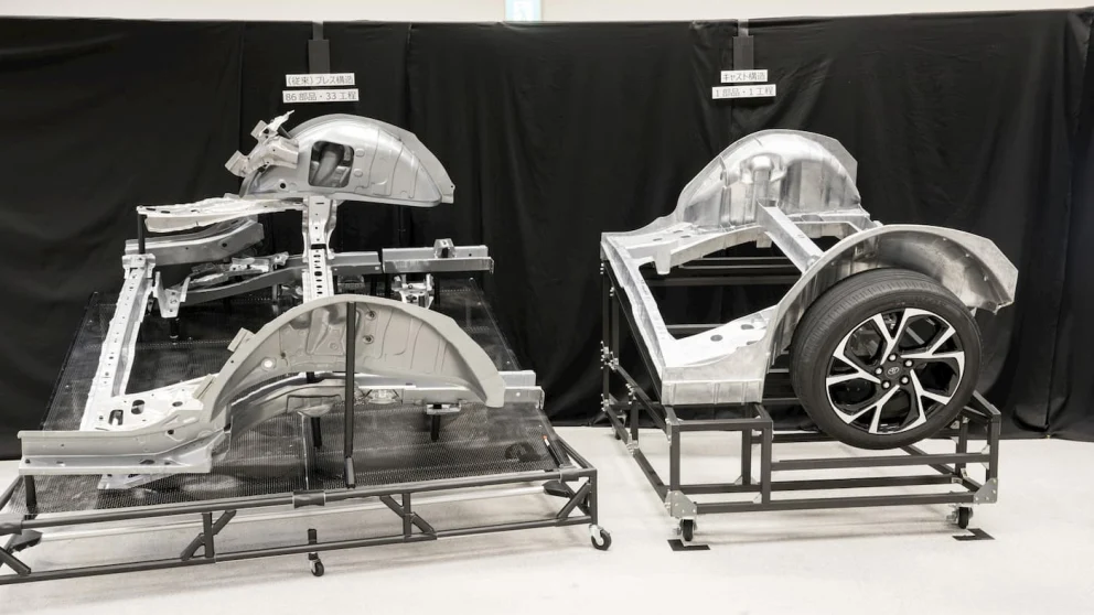 Toyotas Gigacast-teknologi (Kilde: Toyota)