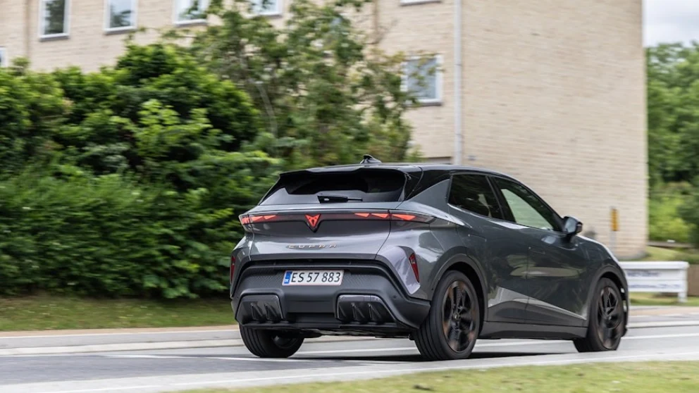 Cupra Raval elbil test anmeldelse 2026 bakfra. Kilde: bilmagasinet.dk