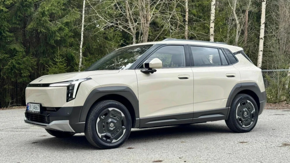 TREGEST: Norges billigste SUV, Dongfeng Vigo, brukte lengst tid på å lade en mil rekkevidde, sammen med Hyundai Inster.
Foto: Broom