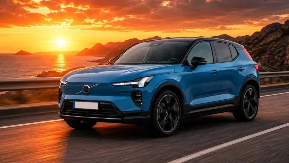 En ny elektrisk EX40 kan være en av bilene som Volvo viser etter sommeren. Bilen vil bygge på samme plattform, SPA3, som nye EX60.. Kilde: carup.se
