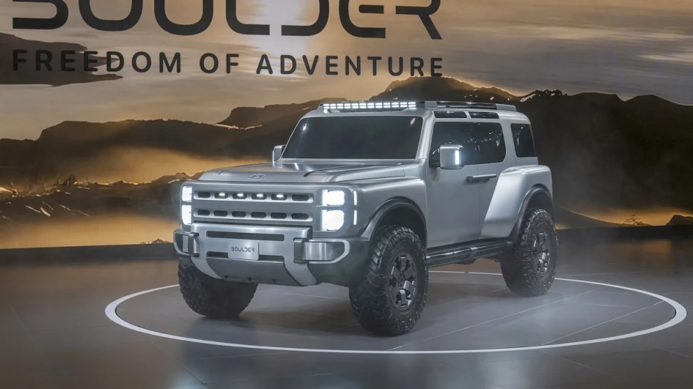 Hyundai Boulder SUV Concept, en forhåndsvisning av selskapets første karosseri-på-ramme-kjøretøy (Kilde: Hyundai)