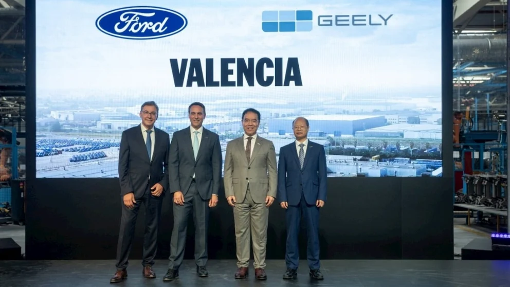 Ford og Geely kunngjør et nytt joint venture for å samprodusere kjøretøy i Valencia, Spania (Kilde: Ford)