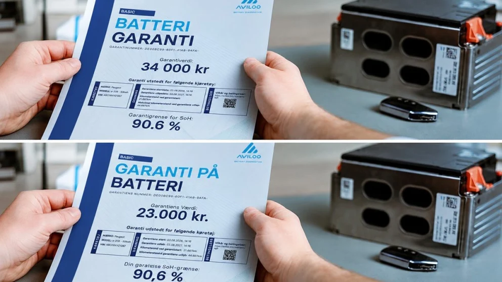 AVILOO lanserer batterigaranti for brukte elbiler i Norge: 34 000 kroner hvis batteriet svikter