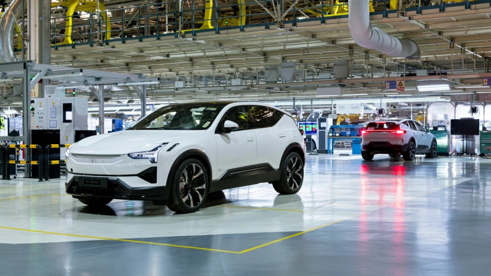 MADE IN USA: Polestar 3 har blitt produsert i South Carolina siden 2024. Men det hjelper ikke mot forbudet som nå er vedtatt.
Foto: Polestar