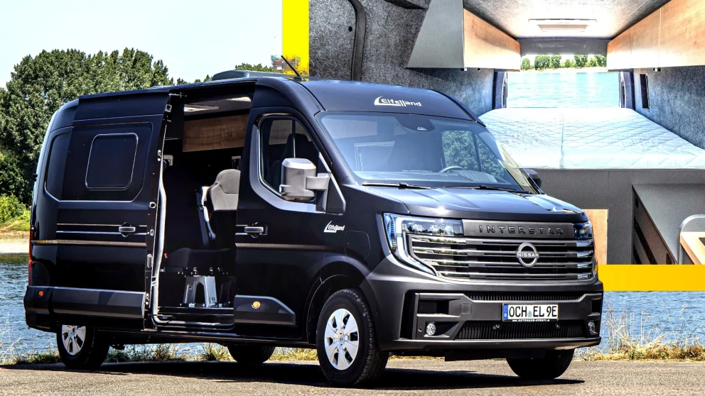 Nissan Interstar-e som bobil: batteriet driver både fremdrift og hele campingopplegget