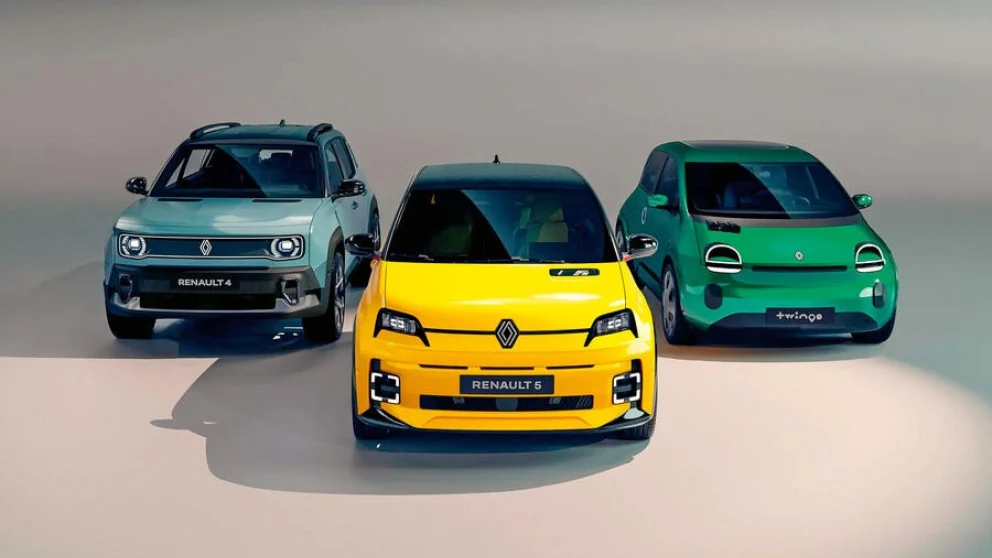 Renault 4, 5 og Twingo. Kilde: autocar.co.uk