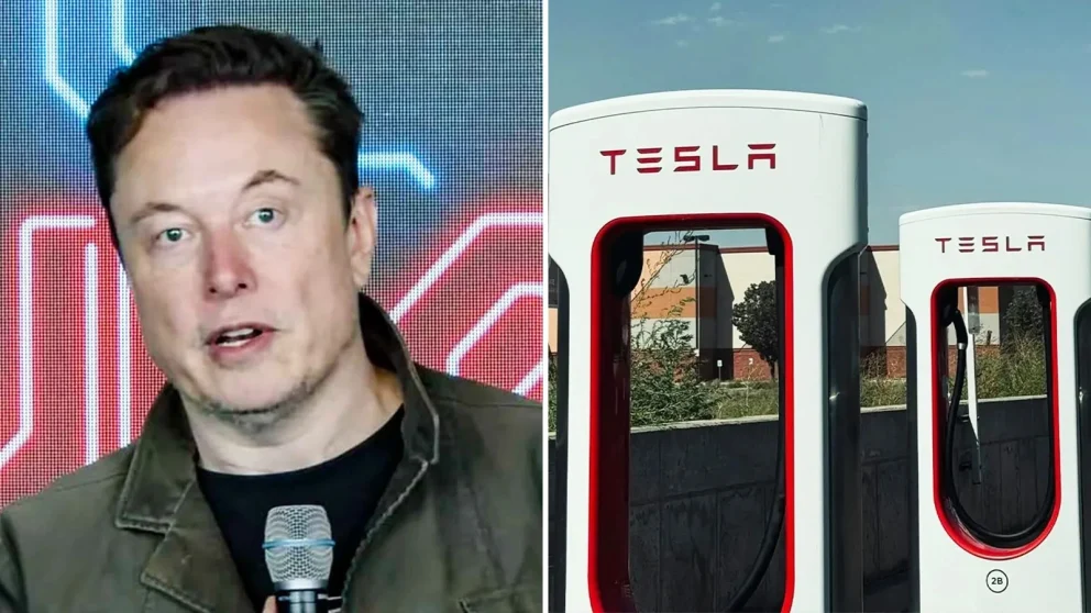 Tesla åpner 250 stoppede ladere i Sverige