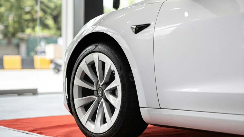 Elbil hos en bilhandlare. Foto: Screenpost/Pexels.