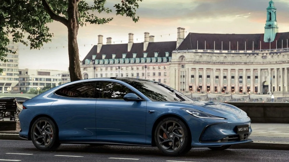 MG IM 5 sedan profil elbil. Kilde: bilmagasinet.dk