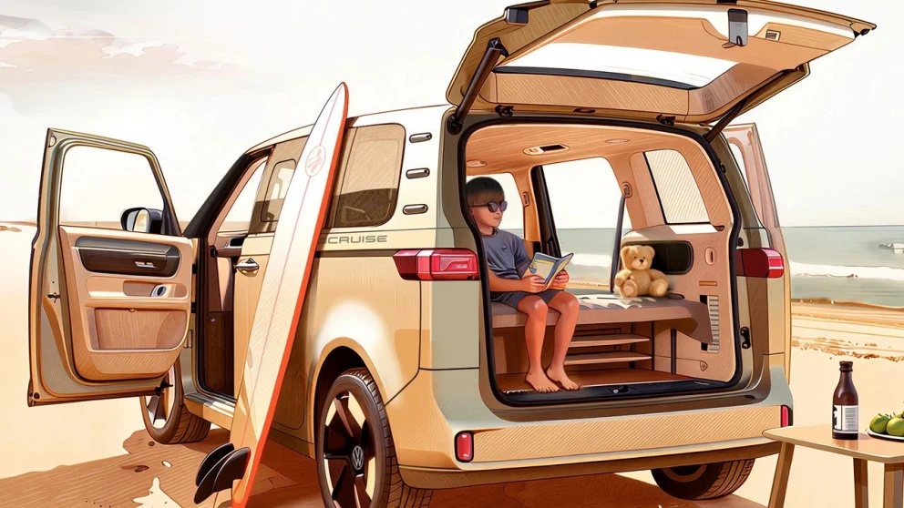 Volkswagen ID. California Cruise er i ferd med å ankomme, en ny æra for campingbiler åpner seg og den kommer ikke alene. Kilde: motor.es