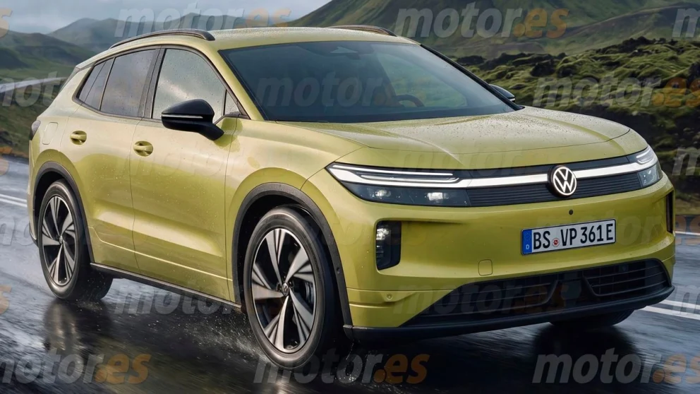 Illustrasjon av Volkswagen ID. Tiguan 2027. Kilde: motor.es