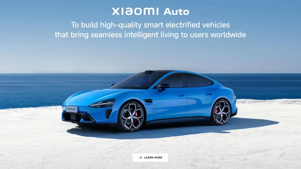 Xiaomi Auto lanserer globalt nettsted og søker forhandlere foran Europa-satsing i 2027
