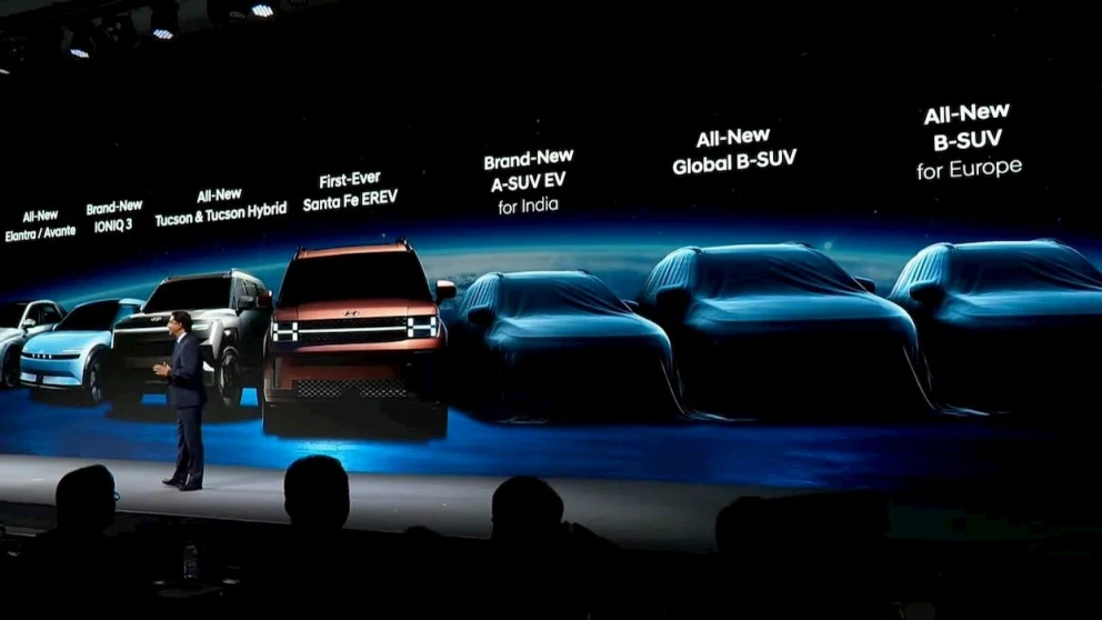 Hyundai nye hybrid-, EREV- og elbilmodeller som lanseres i løpet av de neste 8 månedene (Kilde: Hyundai Motor Company)