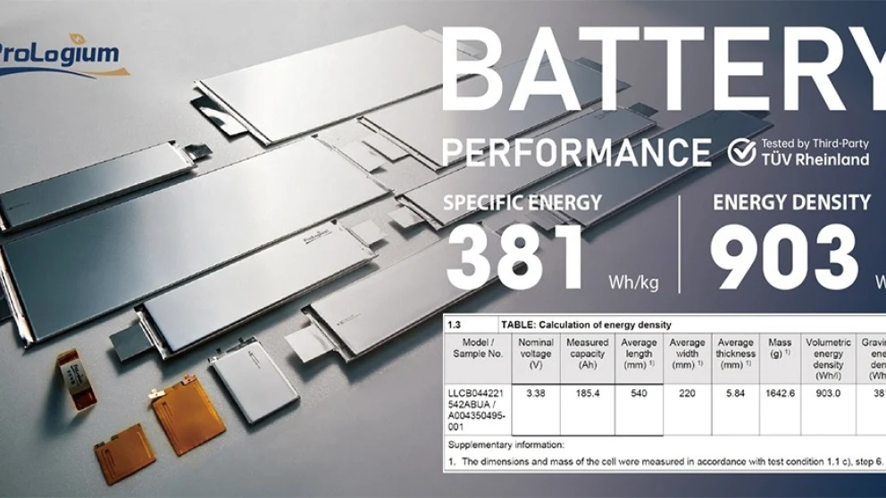 ProLogium starter masseproduksjon av solid-state-batterier