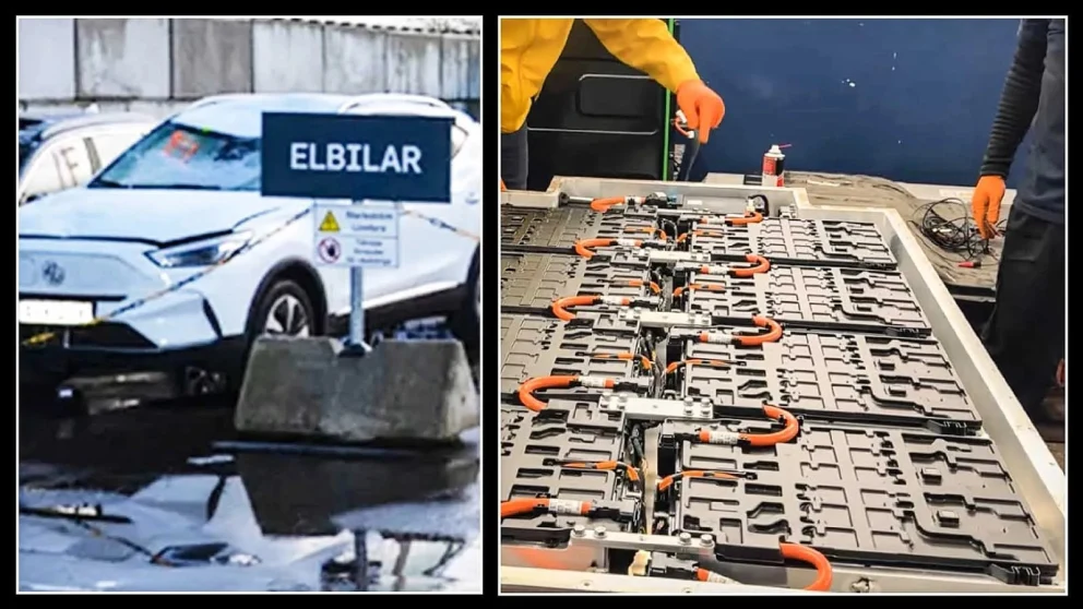 Sverige klassifiserer hele elbilbatterier som avfall – selv når de fungerer