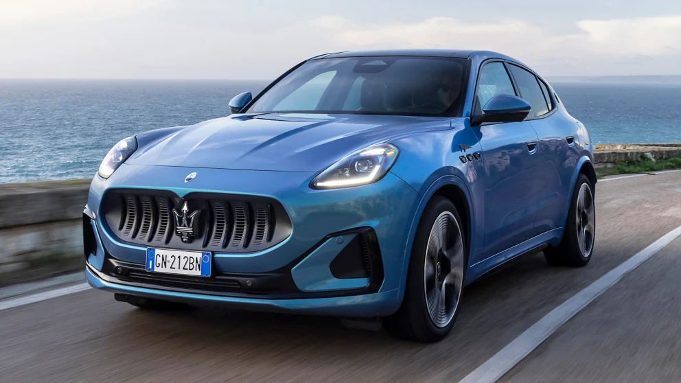 Maserati Grecale Folgore. Credit: Topgear