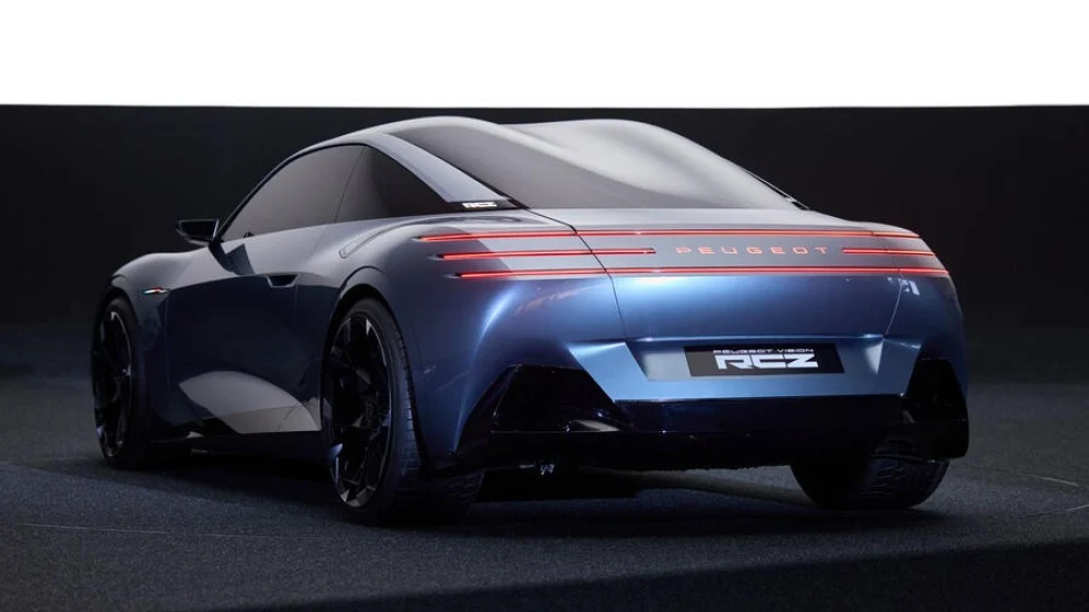 Peugeot RCZ – bakfra. Kilde: autocar.co.uk