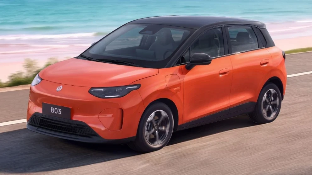 Leapmotor B03 vises i Paris med offisielle WLTP-tall og bekreftet britisk lansering tidlig i 2027