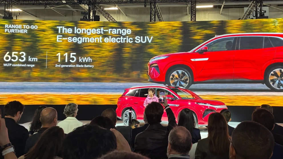 BYD Atto 8 blir merkets første Europa-modell med Flash Charging