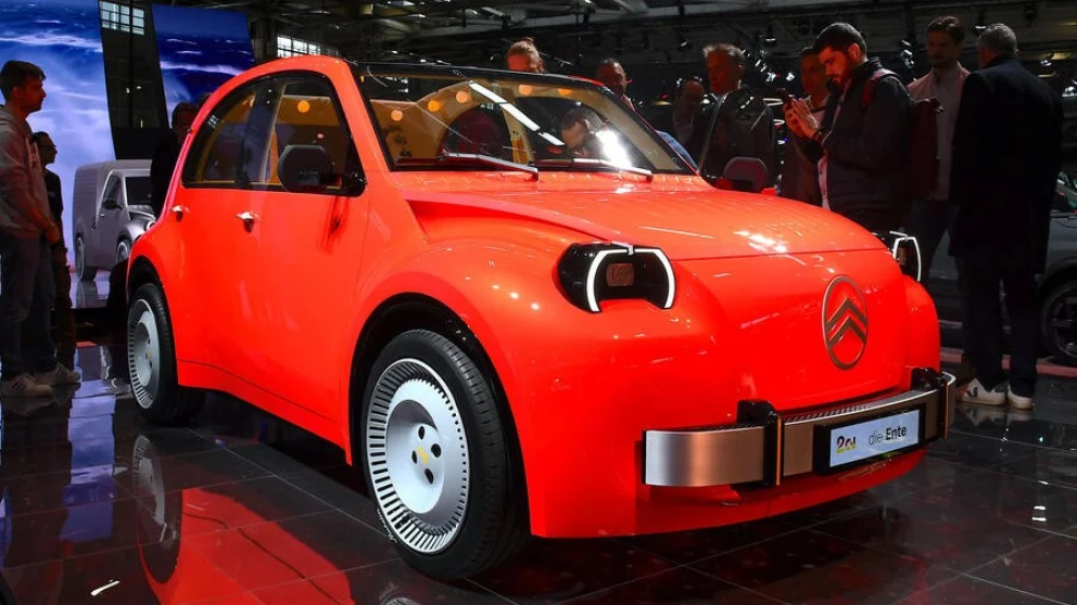 Citroen 2CV-konsept på Paris-utstillingen 2026. Kilde: autocar.co.uk