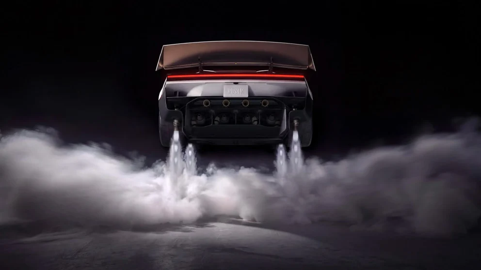 Tesla Roadster Rocket: Slik skal ti trykkluftdyser løfte elbilen fra bakken