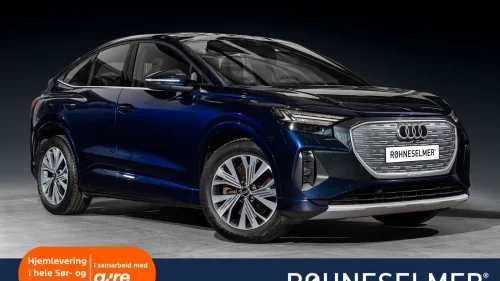 AUDI Q4 SPORTBACK 50 E TRON 50 Quattro S-Line Sonos RS-stoler App Pano Krok+++