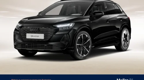 AUDI Q4 45 e-tron 45 quattro Edition S line-Matrix-H.feste-Ryggekam-Black