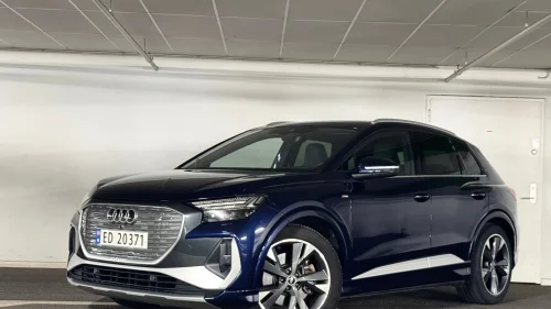 AUDI Q4 50 E TRON 50 QUATTRO 2xS-LINE+SKINN+MATRIX+HUD+KROK+KAMERA