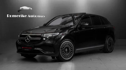 MERCEDES-BENZ EQC 400 4MATIC 4M 2xAMG // Burmester, Soltak, HeadUp, Memory, 21"+++