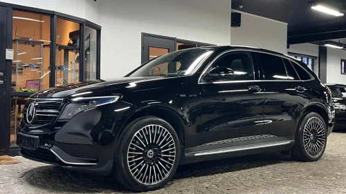 MERCEDES-BENZ EQC 400 4MATIC AMG Designo Burmester, HUD, Krok, 360, Klimaseter, 21"S