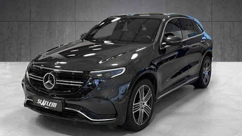 MERCEDES-BENZ EQC 400 4MATIC AMG Line, Delskinn, el.stoler, krok, 21"+++
